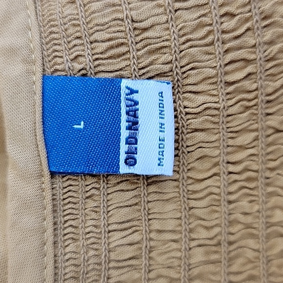 Old Navy Long-Sleeve Tiered Smocked Embroidered Mini Swing Dress / L. - Picture 10 of 10